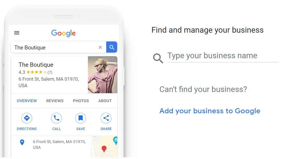 Set up Google My Business