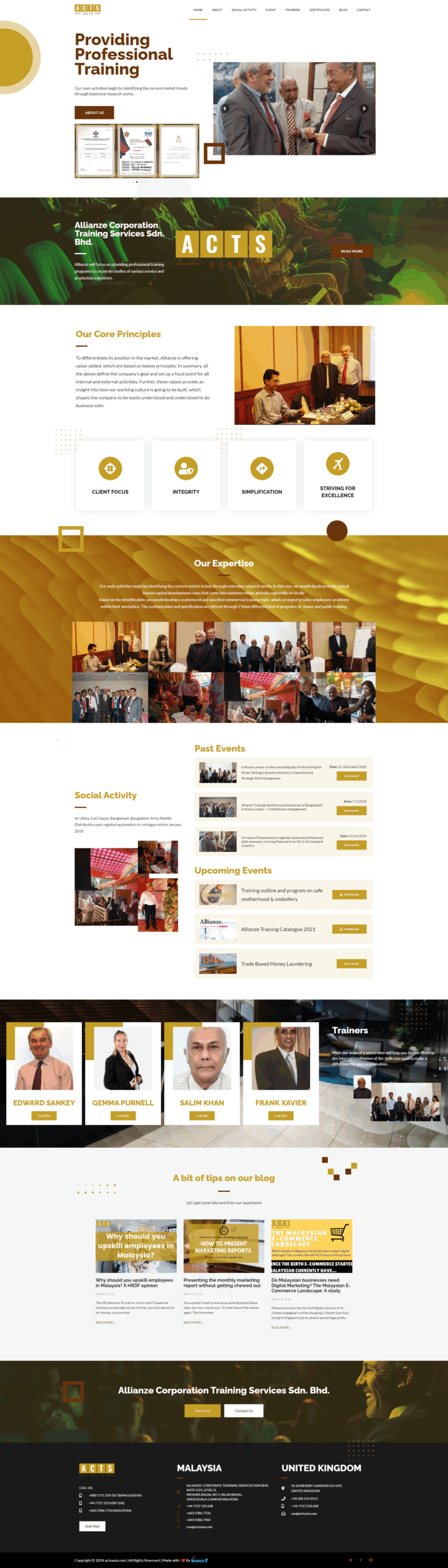 ACTS ASIA WEB View