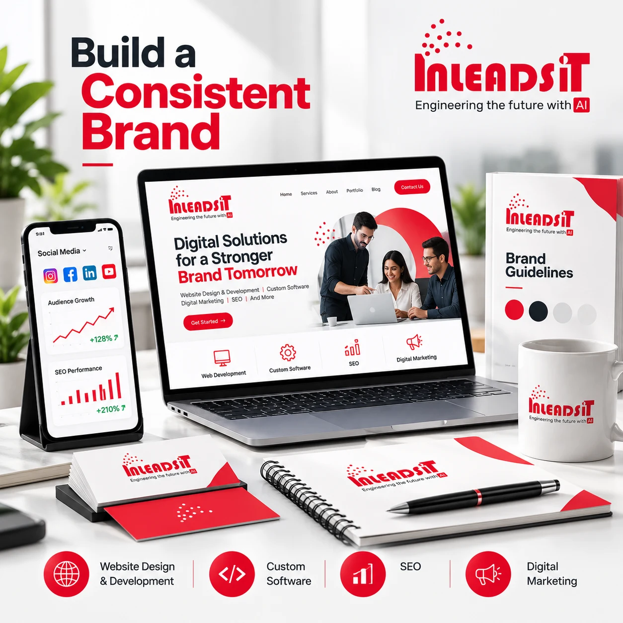 Build a Consistent Brand with Inleads IT Solution